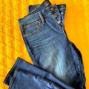 JCREW high rise button fly Jean